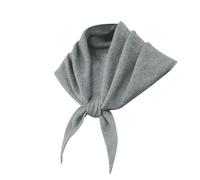Generisch Note de musique Écharpe Couleur unie Petit châle pour femmes en automne et en hiver Versatile Décontracté Épaule Tendance Tricoté Écharpe Triangle, gris, taille unique