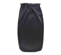 Generisch Nouveau Long Tube Femme Bonnet Nuit Nuit Bonnet de Nuit Large Bande Élastique Chapeau de Nuit Femmes Beauté Salon Cheveux Chapeau, Noir , Taille unique