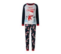 Generisch Nouveau-né Filles Hauts Tenue de Famille de Noël pour Maman, Ensemble de Pyjamas, Vêtements de Maison Imprimés, Haut à Manches Longues et Pantalon, Ensemble 2 Pièces Pyjama de Noël Familles