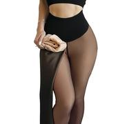 Generisch Nouvelle bande de compression et une couture unique, sculpte la taille et garde au chaud, le legging original doublé en polaire de Magic, mat, 3XL