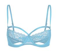 Generisch Nouvelles petites bretelles en dentelle en Europe et aux États-Unis Corset haut dos nu pour fille, bleu, M