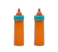 Generisch Novelty Lot de 2 jouets amusants en bouteille de lait liquide - Merveilleux tour de magie - Orange - Accessoire de scène - 60 ml - Orange - Taille unique