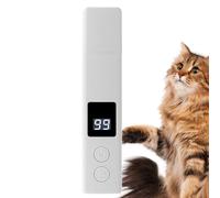 Generisch Nœud à ongles électrique rechargeable pour animaux de compagnie - Nourriture calme pour chien avec couvercle anti-poussière - Coupe-ongles pour chat, chien, animal domestique