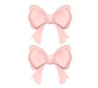 Generisch Nœud en silicone - Décoration pour casque pour femme | 1 paire d'accessoires mignons avec style esthétique, utilisation scolaire, université, décoration amusante pour filles, adolescentes