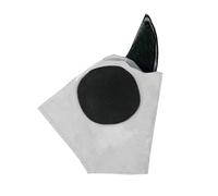 Generisch Nœud papillon pour cheval avec oreilles Equine - Protection solaire - Conduite calme - Élastique - Avec oreilles (B, 24 x 24 cm)