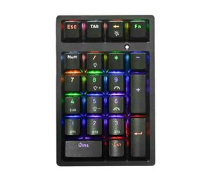 Generisch Numérique, Mini USB Mécanique | 21 Touches Sans Fil Numérique Universelle - Pour Comptabilité Financière, Ordinateurs de Bureau, Ordinateurs Portables Compacts, Ordinateurs Portables Et Jeux