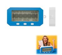 Generisch Numéros de loterie pour 2 modes de jeu et écran LCD | Sélecteur de chiffres aléatoires contrôlé à la main avec contrôle des touches pour la préparation des sorties