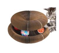 Generisch Organ Planche à gratter pour chat - Jouet pour chat avec balles - Planche à gratter interactive pour le plaisir, l'intelligence et l'activité physique