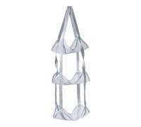 Generisch Organisateur de balles | Sac de suspension de porte à 3 niveaux pour balles, rangement mural pour équipement de sport | Pour basket-ball, football, volley-ball, gymnase, garage, école