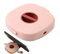 Generisch Organisateur de câble de chargement - Support de gestion ABS - Organiseur portable de 25 g de cordon de 7,2 x 1,5 cm - Pour ranger les appareils et, Rose, Voir description, Voir description
