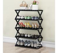 Generisch Organisateur de chaussures pliable multicouche simple pour couloir, salon, balcon, cuisine, vert (grand)