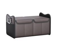 Generisch Organisateur de coffre - Organiseur alimentaire pour coffre de voiture avec couvercle, pliable, accessoire d'organisation de voiture pour SUV, berline, pick-up, voyageurs
