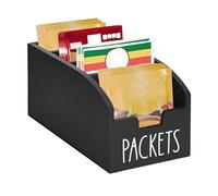 Generisch Organisateur de paquet d'épices - Boîte de rangement pour sachets de thé, paquets de collation et d'épices, soigneusement empilable, organisateur de cuisine et organisateur | Rangement