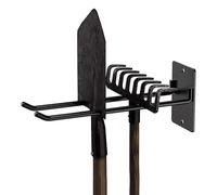 Generisch Organisateur de rangement pour pelles, organiseur mural de garage pour outils de jardin, outils de jardin, pelles, bines, balais, tuyaux et plus encore