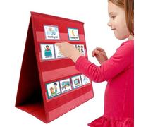 Generisch Organisateur de Tableau de Poche pour Salle de Classe, Petits Tableaux de Poche pour Le Dessus de Table, Stand de démonstration de Classe Debout, Fournitures de Classe pour l'école et