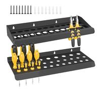Generisch Organisateur de tournevis, support de tournevis en fer robuste, pour le mur, très portant, pour atelier, appartement, garage, salon