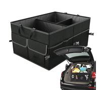 Generisch Organiseur de coffre pour SUV - Accessoires de voiture pliable - Organiseur de coffre pour SUV, camion, camionnette, route, voyage, camping, pique-nique, long trajet, excursion en famille