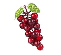 Generisch Ornement de raisin artificiel - Grappe de raisins artificiels réalistes - Décoration de table - Fausses grappes de raisins avec plusieurs couleurs pour les pièces, les mariages et