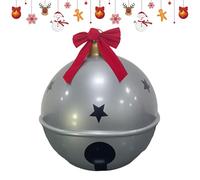 Generisch Ornements de Noël gonflables géants - Boules de décoration de Noël gonflables | Cloche de 58,4 cm avec nœud pour extérieur, , paysage, décoration de fête, arbre, porte d'entrée, salon