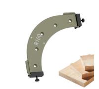 Generisch Outil de Coupe courbé - Guide de routage d'angle - Modèles de routeur d'angle précis - Routage - Outil de Coupe Interne et Externe pour Les compteurs artisanaux à la Maison