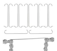 Generisch Outil de réparation de vélo, 12 pièces, dérive-chaîne en acier inoxydable pour vélos | Outil compact de réparation pour extérieur, garage, intérieur, route de montagne, cyclisme