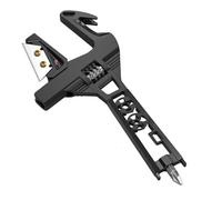 Generisch Outil en PVC - Décapsuleur de 80 mm avec grande ouverture - Clé à tube réglable en PVC autorégulatrice et pince à dénuder pour débutants et hommes à la maison, cuisine, salle de bain, évier