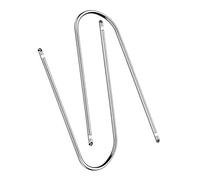 Generisch Outils d'autoradio, clé à levier en forme de U | Kit de 2 leviers de démontage stéréo de voiture | Pour camion, SUV, pick-up, moto, montage, garage, atelier