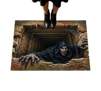 Generisch Paillasson d'Halloween - Illusion optique - Tapis d'extérieur