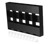 Generisch Paille acrylique - Support de panneau de stockage | Porte-tasse réglable | Support pour ustensiles | Rangement pour couverts, outil de cuisine pratique | Penderie