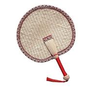 Generisch Paille en forme de cœur tissée en forme de cœur pour les partisans d'une vie durable, cadeaux, amateurs de culture, bambou en forme de pêche (Color5)
