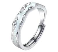 Generisch Paire de bagues en cuivre pour femme - Bijoux en cuivre - Bague de fiançailles romantique pour elle et lui pour un mariage, Siehe Beschreibung, Cuivre, Voir description