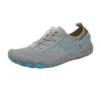 Generisch Paire de chaussures aquatiques antidérapantes à cinq doigts pour femme, pour la plage, la plongée, la natation, l'équitation, le fitness, gris, 39 EU