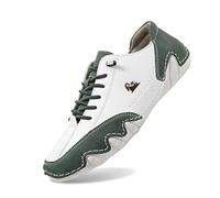 Generisch Paire de chaussures de randonnée antidérapantes pour homme Printemps et Été Chaussures légères à la mode pour personnes moyennes et âgées, vert, 45 EU Large