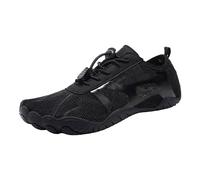 Generisch Paire de chaussures de sport d'extérieur antidérapantes chaussures de plage chaussures de plongée natation équitation fitness grande taille chaussures cinq doigts, Noir , 39 EU