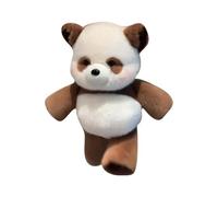 Generisch Panda en cours d'exécution 2026, poupée douce, doudou pour bébé, interaction parent-enfant, convient pour les anniversaires, les vacances, les anniversaires de mariage (marron, 45 cm)