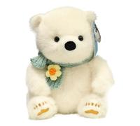 Generisch Panda Plush Toy - Simulation Panda Bear Stuffed Animal, Coussin Ultra Douce, Adorable Figurine d'oreiller en Peluche, Compagnon d'ours Polaire | Cadeau pour garçons et Filles