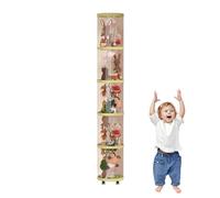 Generisch Panier de rangement en forme d'animal en peluche - Tuyau de rangement esthétique transparent - Étagère verticale pour chambre d'enfant, penderie, salle de jeux, chambre à coucher