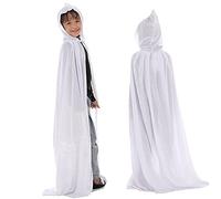 Generisch Pantalon adolescent Cosplay Garçon Halloween Manteau Fête Costume Mentel Enfant Bébé Cape Manteau Veste Femme Enfant, Blanc., 11-14 ans