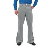 Generisch Pantalon baggy en velours côtelé pour homme - Pantalon évasé vintage - Jambes larges - Pantalon de loisirs des années 70 - Élégant - Pantalon chino chaud - Pantalon de travail confortable