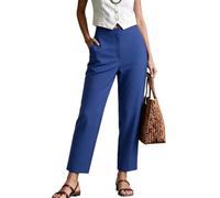 Generisch Pantalon cargo avec taille élastique, poches zippées - Pantalon décontracté pour femme pour la vie quotidienne, le bureau, les vacances, polyvalent avec des baskets ou peut être porté toute
