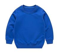 Generisch Pantalon de gardien de but pour enfant avec col rond pour nouveau-né et fille - Sweat-shirt de, bleu, 5-6 ans