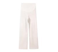 Generisch Pantalon de grossesse doux avec soutien du ventre, taille élastique, pantalon de grossesse confortable, jambe large pour vêtements décontractés confortables, WH1, L