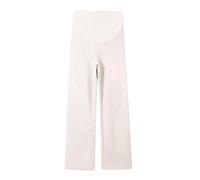 Generisch Pantalon de grossesse doux avec soutien du ventre, taille élastique, pantalon de grossesse confortable, jambe large pour vêtements décontractés confortables, Wh2, XL