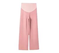 Generisch Pantalon de grossesse doux avec soutien du ventre, taille élastique, pantalon de grossesse confortable, jambe large pour vêtements décontractés confortables, PK2, M