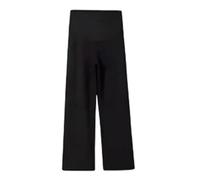 Generisch Pantalon de grossesse doux avec soutien du ventre, taille élastique, pantalon de grossesse confortable, jambe large pour vêtements décontractés confortables, BK1., M