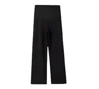 Generisch Pantalon de grossesse doux avec soutien du ventre, taille élastique, pantalon de grossesse confortable, jambe large pour vêtements décontractés confortables, BK2., M