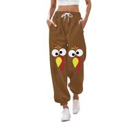 Generisch Pantalon de jogging décontracté pour femme avec taille élastique, cordon de serrage, liaison de jambe pour le sport, les loisirs, pantalon tendance élégant pour un tissu doux de qualité pour