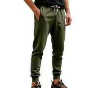 Generisch Pantalon de jogging décontracté pour homme pour le jogging, la course ou pour les activités sportives, short court pour homme, vert, M
