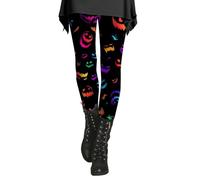 Generisch Pantalon de jogging large pour femme, legging en coton 7/8 avec | Pantalon d'hiver élastique pour femme - Pantalon de course - Pantalon de randonnée - Avec poches - Pantalon thermique - 2