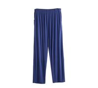 Generisch Pantalon de loisirs baggy droit pour homme - En modal - Couleur unie - Grande taille - Pantalon de yoga - Pantalon d'extérieur pour homme - Pantalon d'intérieur léger et fin - Pour le